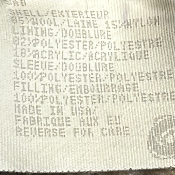 Woolrich Vintage USA Hunting Woodsman Wool Blend Sz Large Coat Flaw - Picture 8 of 11